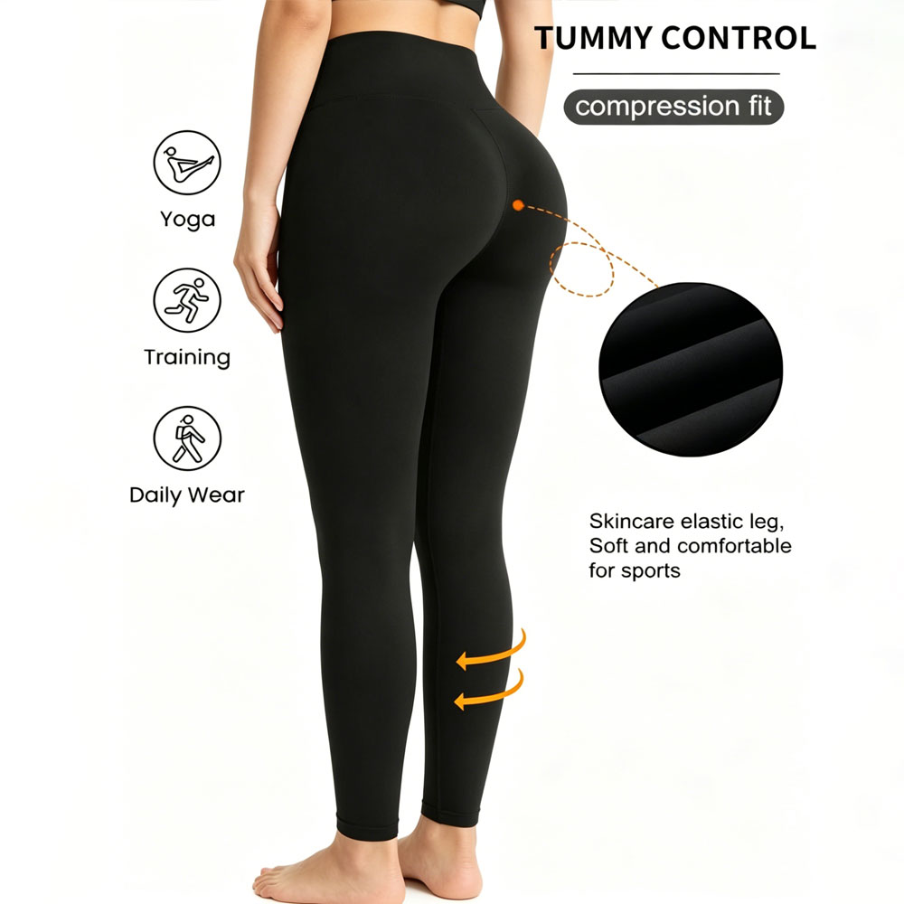 Pilates Yoga Leggings - Leggings Sportivi da Donna Ultra Elasticizzati