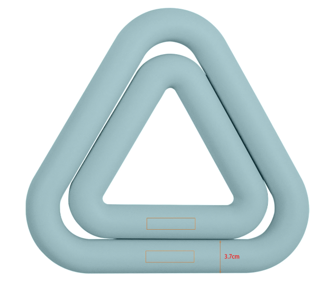 Pilates Yoga Ring Exercises - Triangolo Anello in ferro Yoga Ausili
