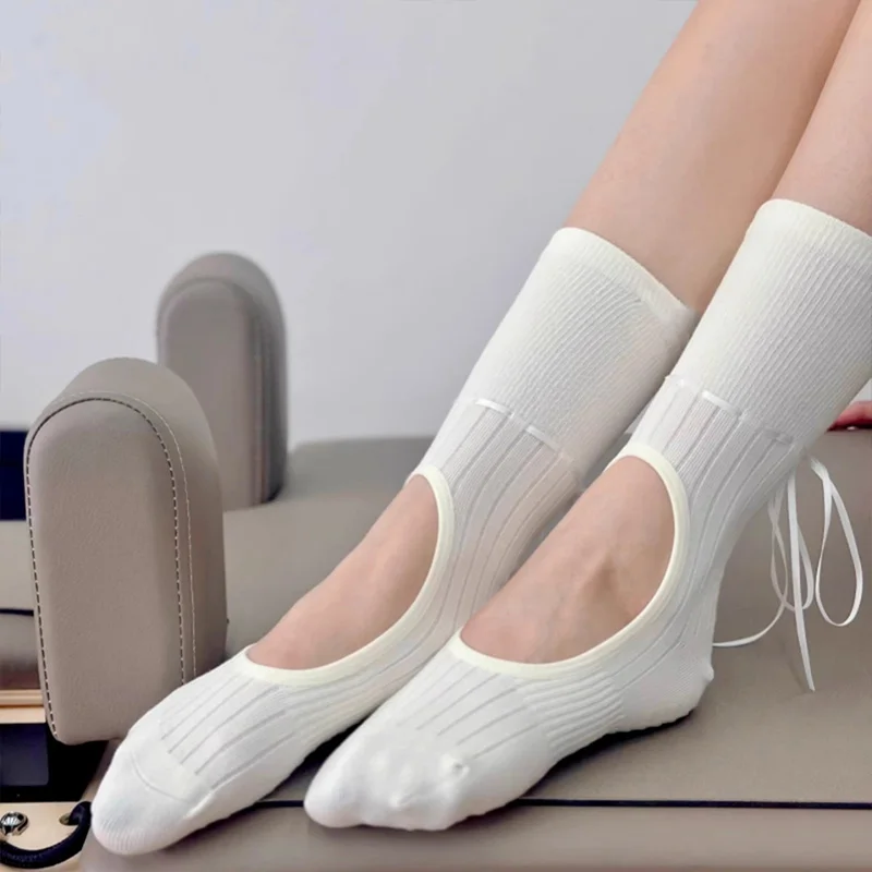 Youtube Yoga Pilates - Moda Donna Calzini da yoga Nastri