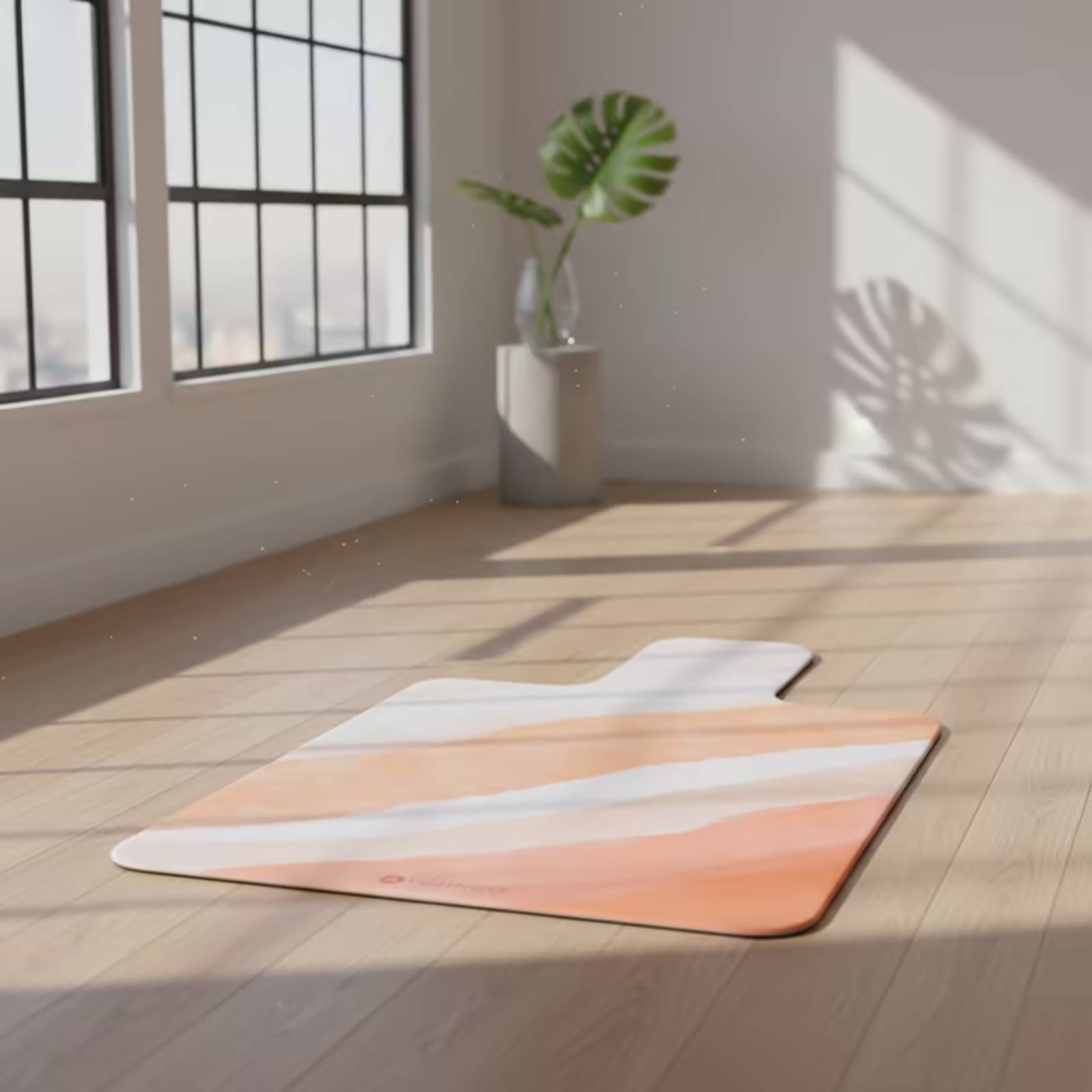 Pilates & Yoga Tina Fehrenbach - Tappetino per Esercizi in Camoscio, Antiscivolo