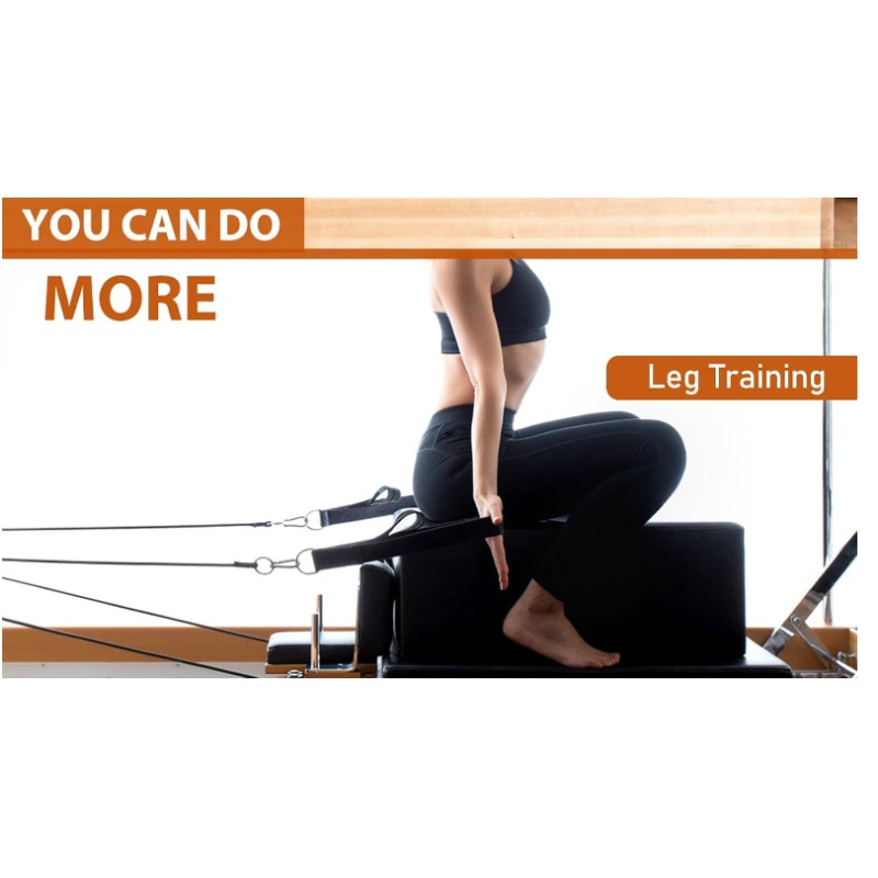 Pilates Yoga Ring Exercises - Cinghia Elastica a Doppio Anello per
