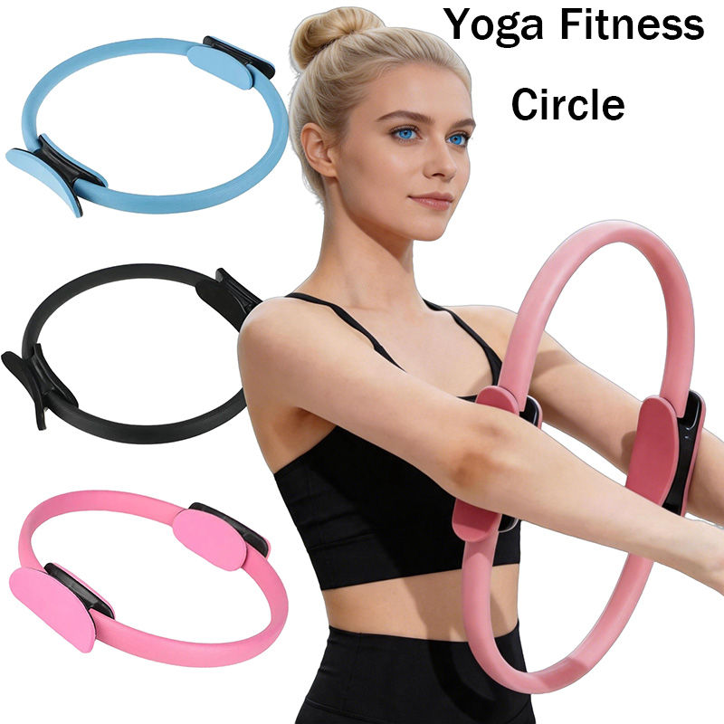 Pilates Yoga Ring Exercises - Anello per Pilates, Cerchio Elastico per