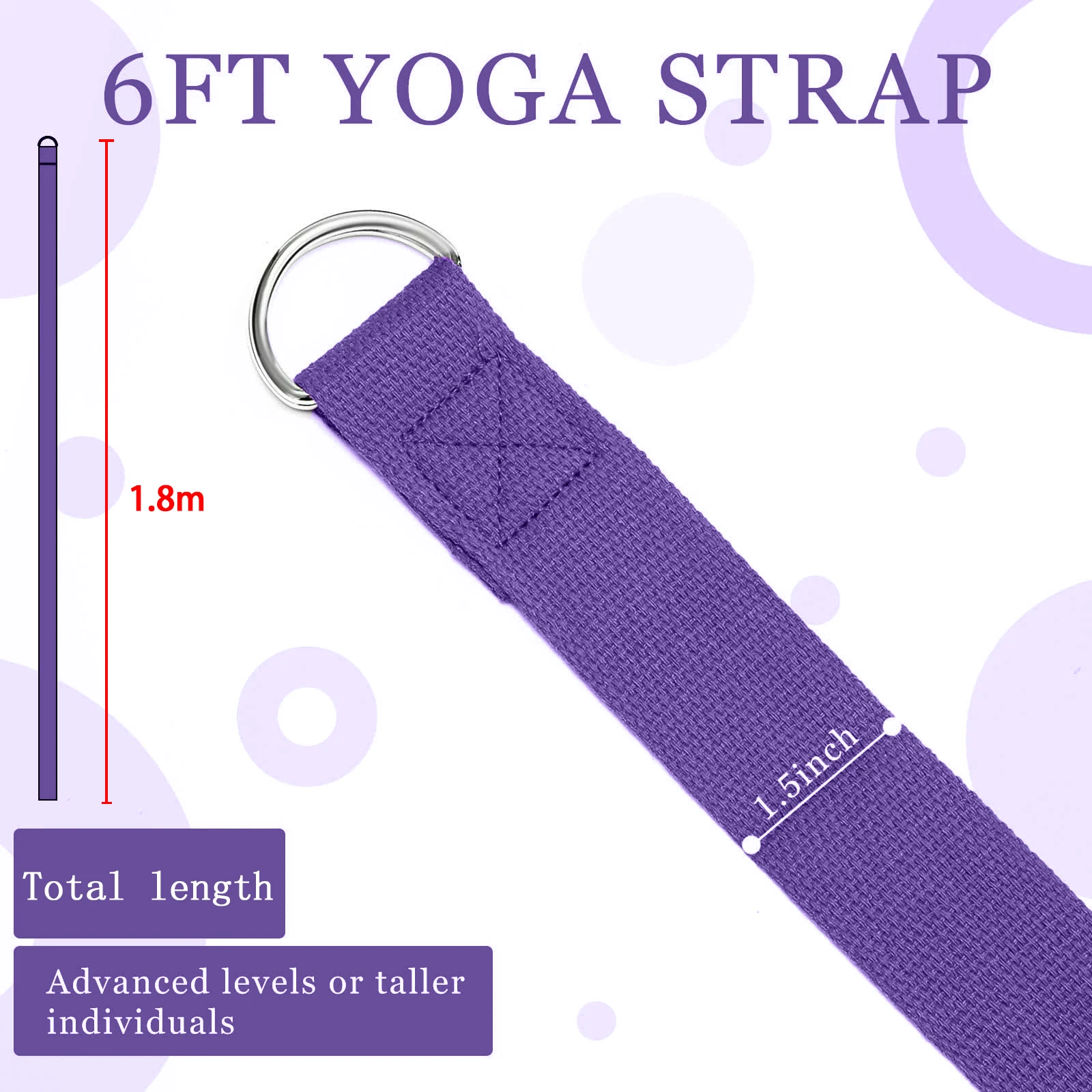 183*3.8 cm Cinghia di Yoga Cot - Pilates Yoga Ring Exercises recensione e prezzo