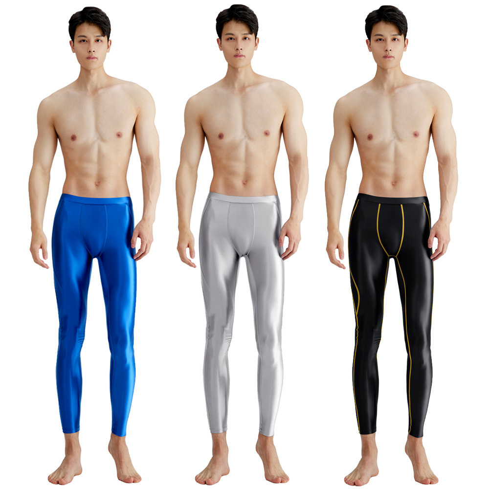 AMORESY Men Satin Smooth Runni - Pilates Yoga Leggings recensione e prezzo
