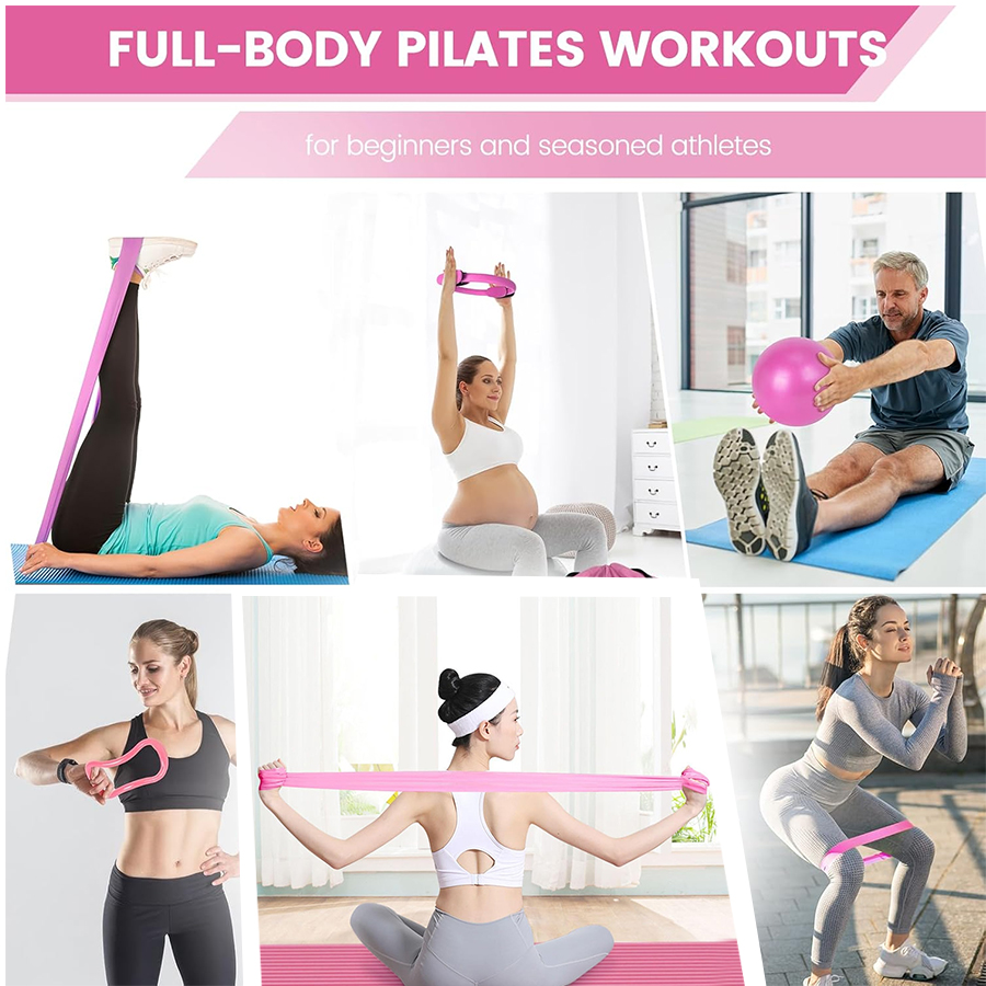LOGO personalizzato 5 pezzi pa - Pilates Yoga Ring Exercises recensione e prezzo