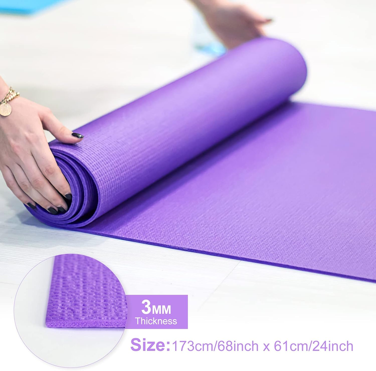 Tappetini Yoga Sottili da 3 mm - Pilates Yoga Classes recensione e prezzo